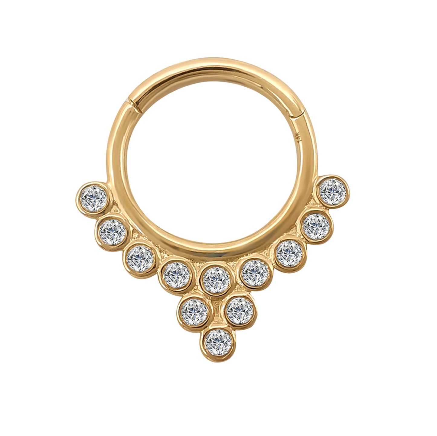 Wholesale14k Solid Gold Hinged Ring