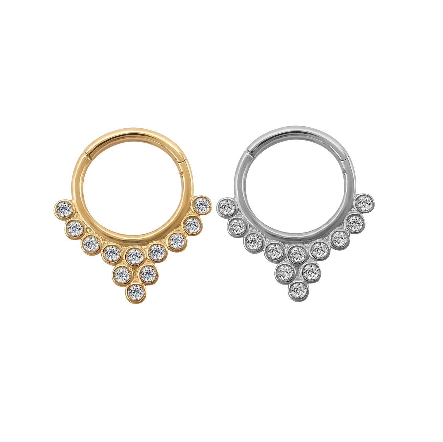 Wholesale14k Solid Gold Hinged Ring