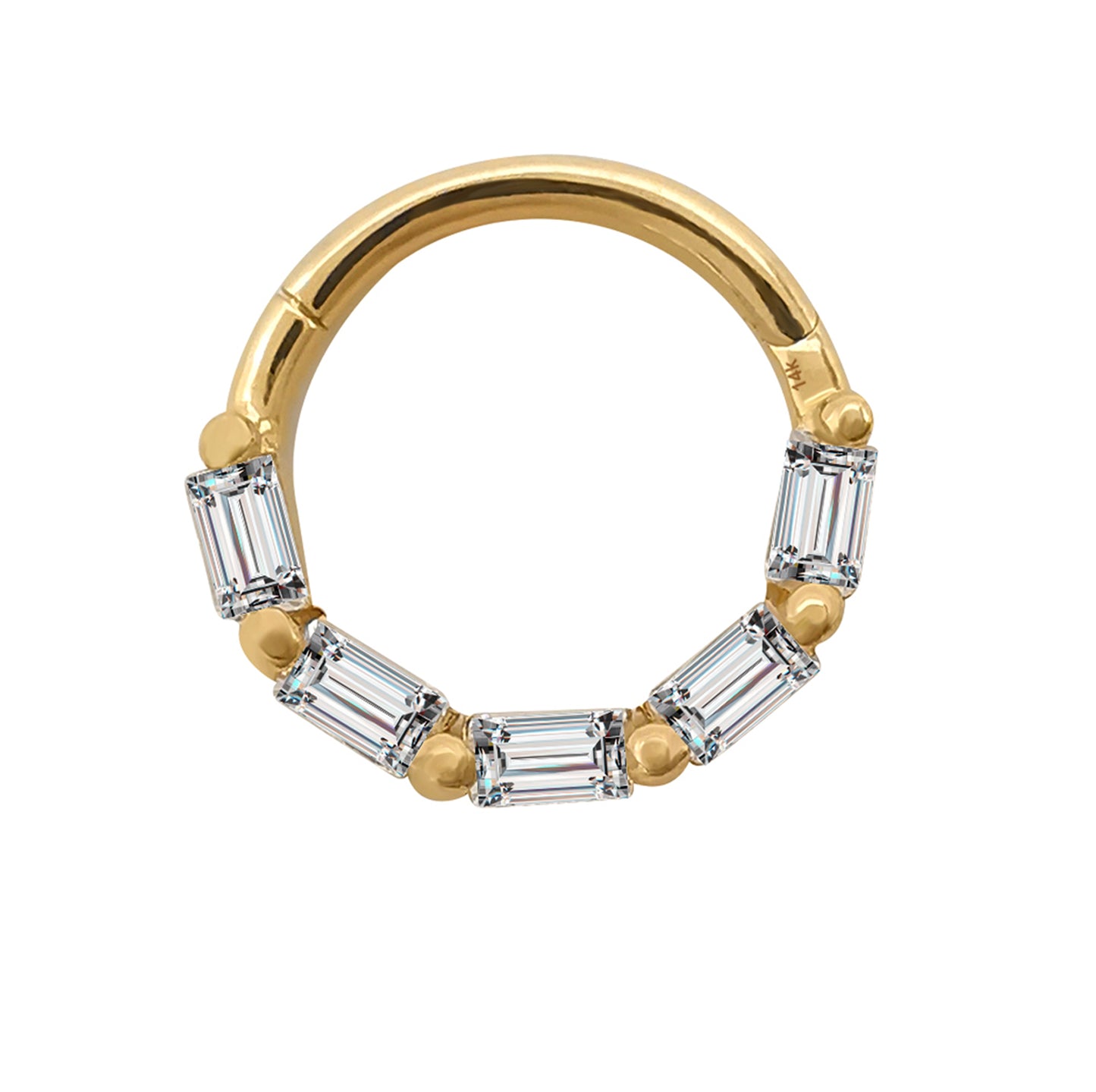 Wholesale14k Solid Gold Hinged Ring