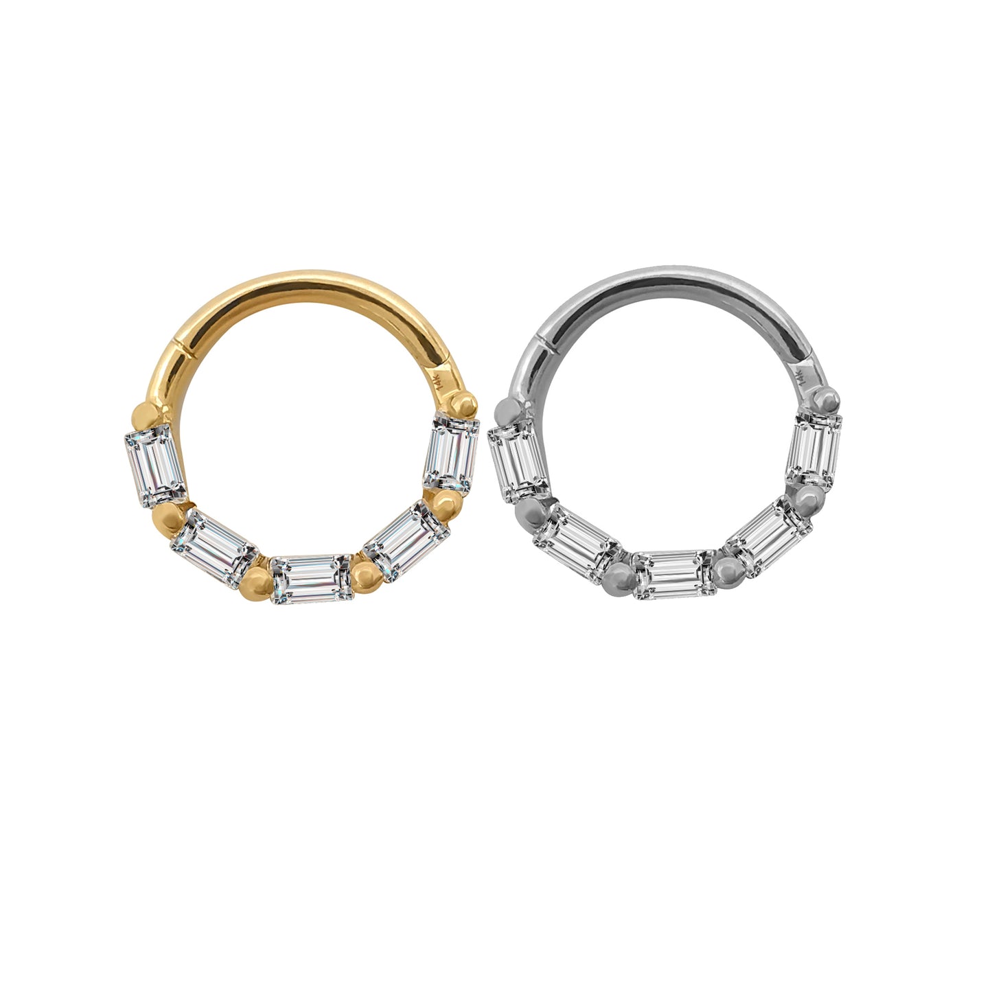 Wholesale14k Solid Gold Hinged Ring