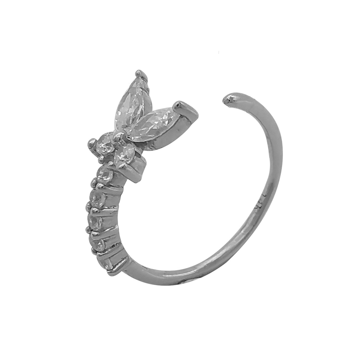 Wholesale 14k Solid Gold Hinged Ring heart shape