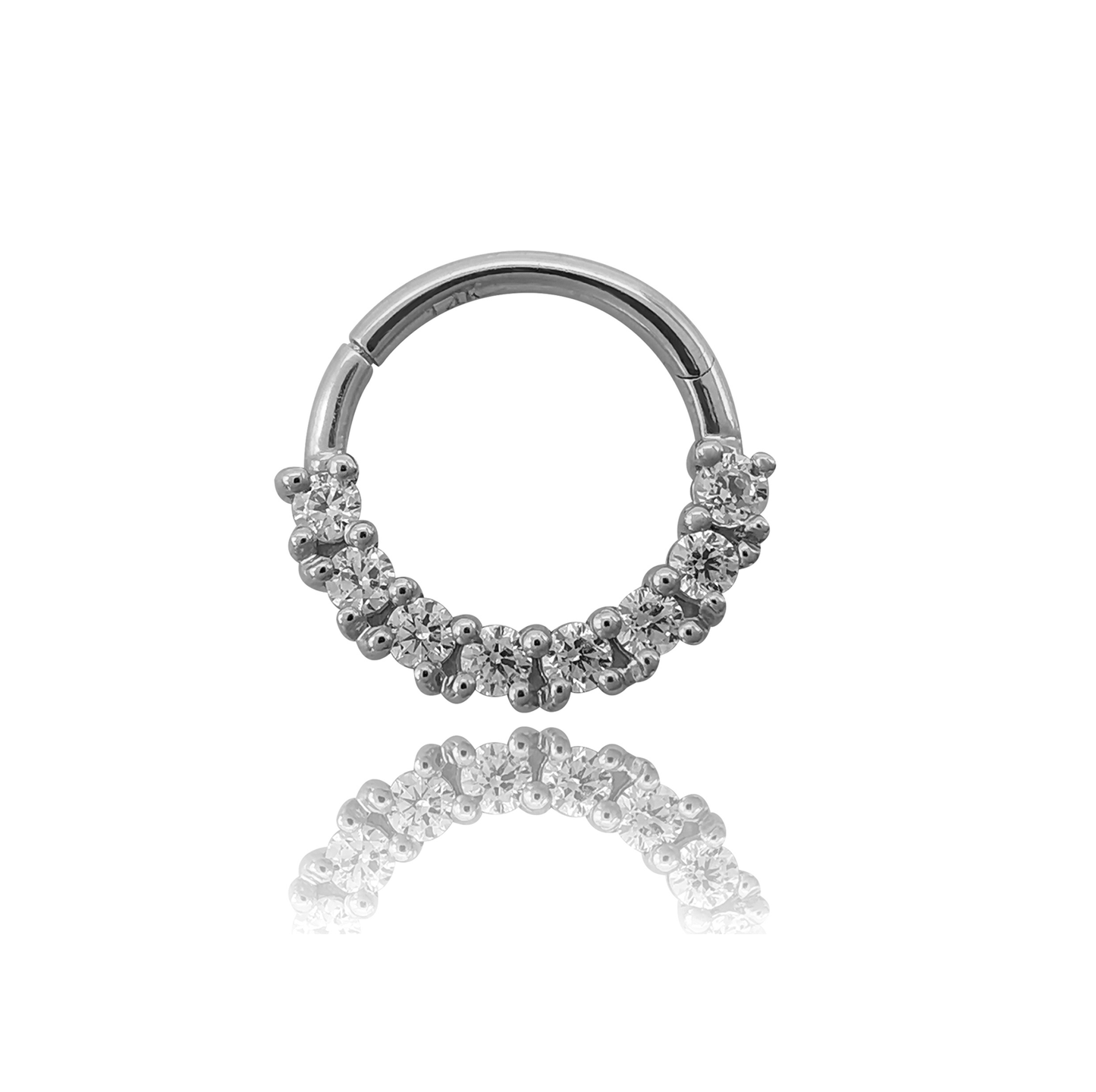 14k Solid Gold Hinged Ring