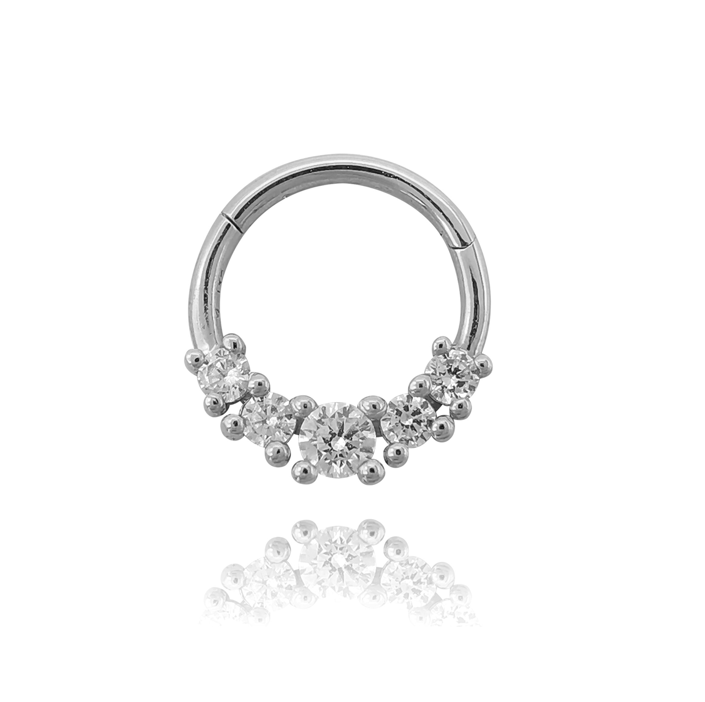 14k Solid Gold Hinged Ring