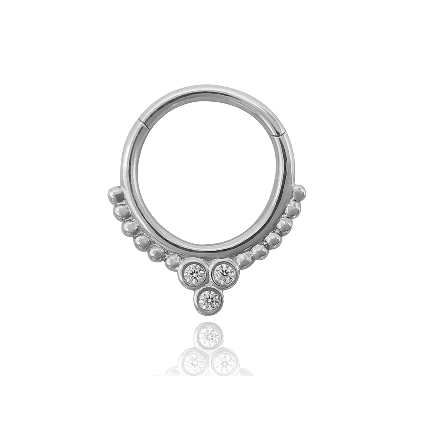 14k Solid Gold Hinged Ring